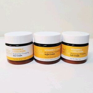 By Nature New Zealand Brightening Vitamin C Collagen Night Day Eye Cream